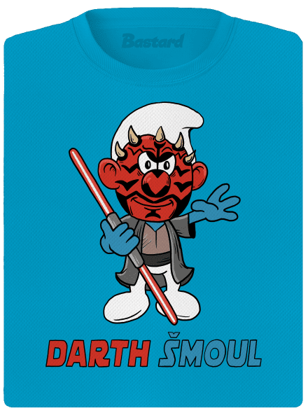 Darth Šmoul dámské sportovní tričko Blue Atol