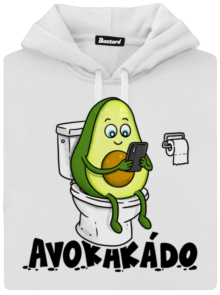 Avokakádo dámská mikina klokanka White