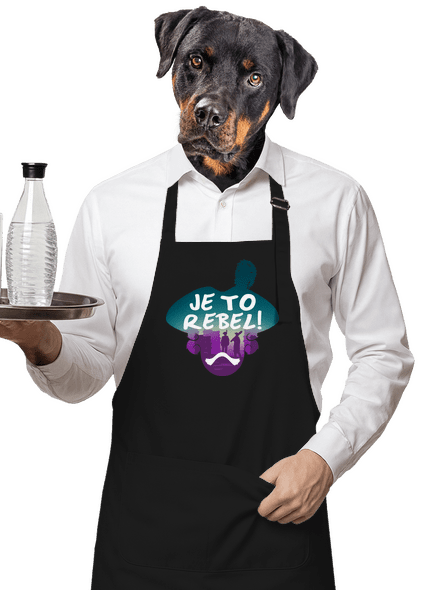 Je to rebel zástěra Black