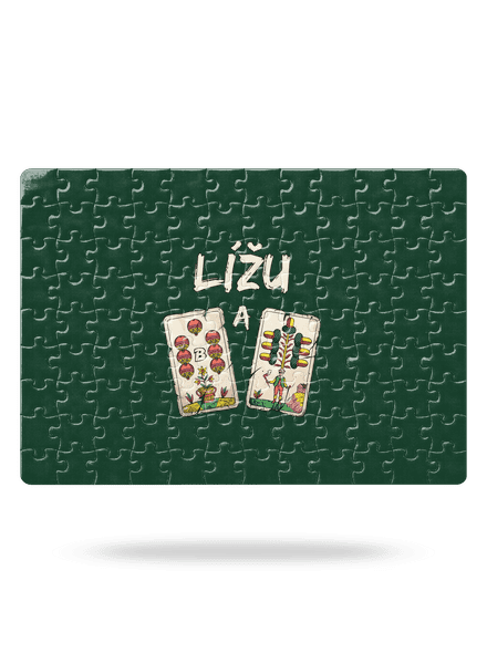 Kule a žaludy puzzle White