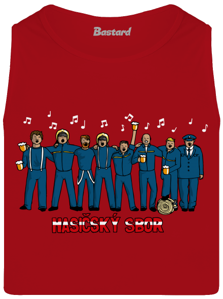 Hasičský sbor pánské tílko Red