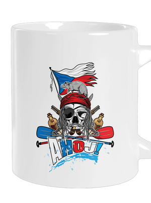 Ahoj velký hrnek White