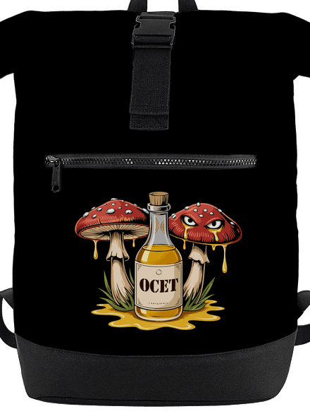 Houby s octem batoh Black