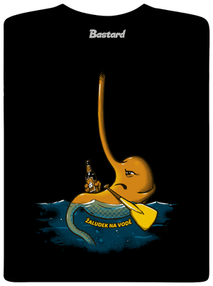 Žaludek na vodě pánské tričko Black