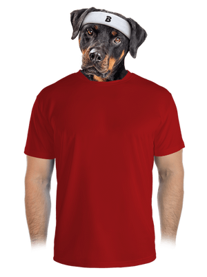 Bez potisku pánské sportovní tričko Red Mal