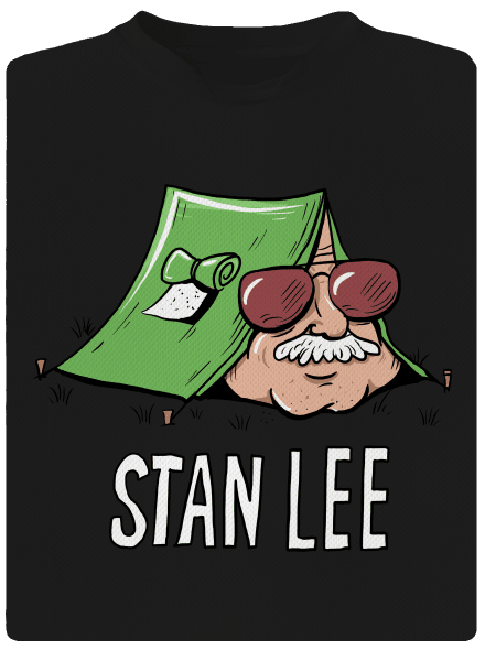 Stan Lee pánské sportovní tričko Black