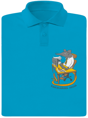 Kancelářská krysa pánská polokošile Blue Atol