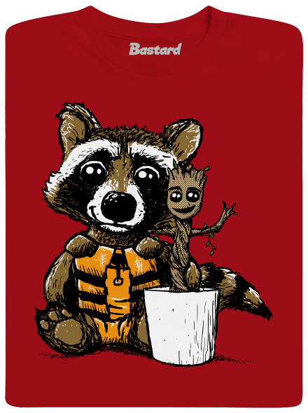 Strážci galaxie pánské dlouhý rukáv Red