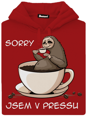 V pressu dámská mikina klokanka Red Mal