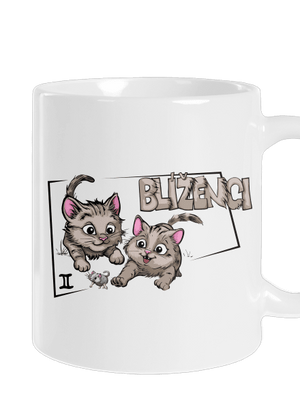 Kočičí horoskop: Blíženci klasický hrnek White