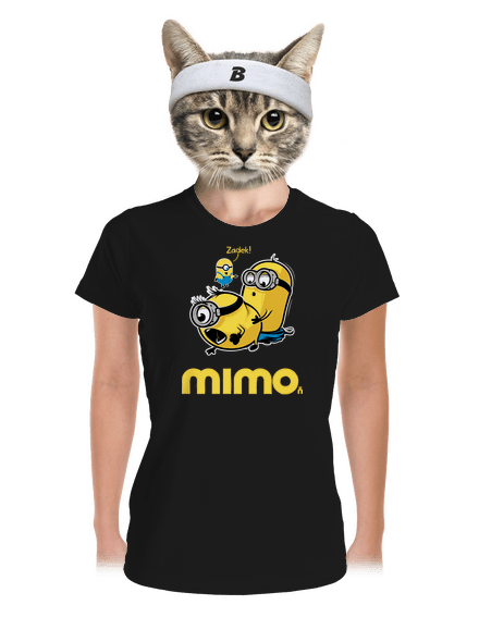 Mimo dámské sportovní tričko Black