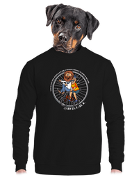 unisex mikina bez kapuce