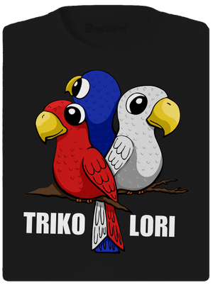 Trikolori dámské sportovní tričko Black