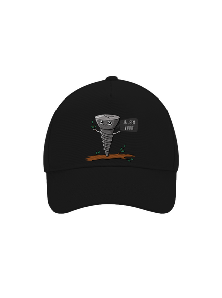 Já jsem Vruut kšiltovka baseballka Black