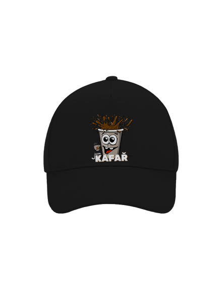 Jsem kafař kšiltovka baseballka Black