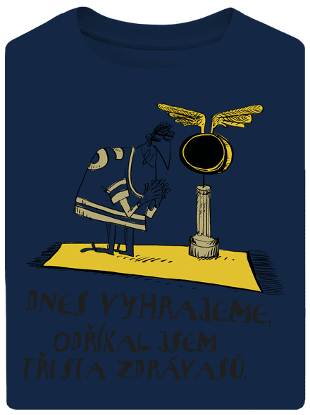 Dnes vyhrajeme unisex tričko oversized Midnight Blue