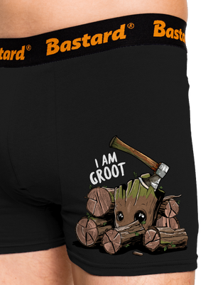 I Am Groot boxerky Black