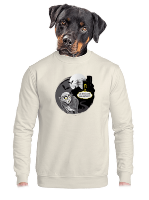 Nosferatu unisex mikina bez kapuce Off White