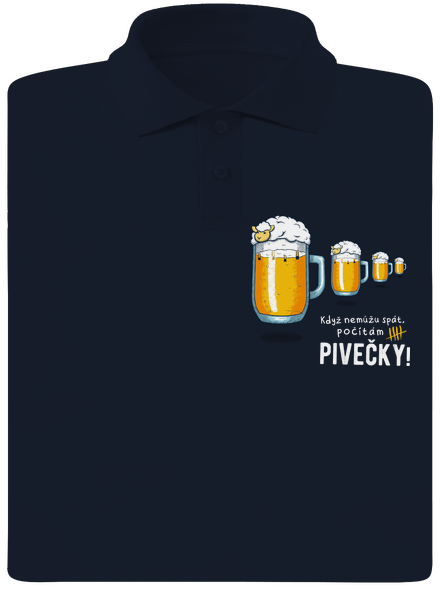 Pivečka pánská polokošile Navy Mal
