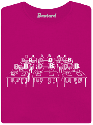 Cimrman: Debil, blbeček dámské tričko Fuchsia Red