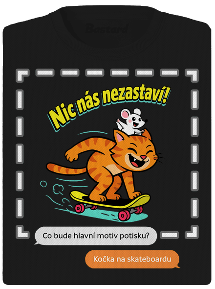 Vlastní AI obrázek dámské sportovní tričko Black