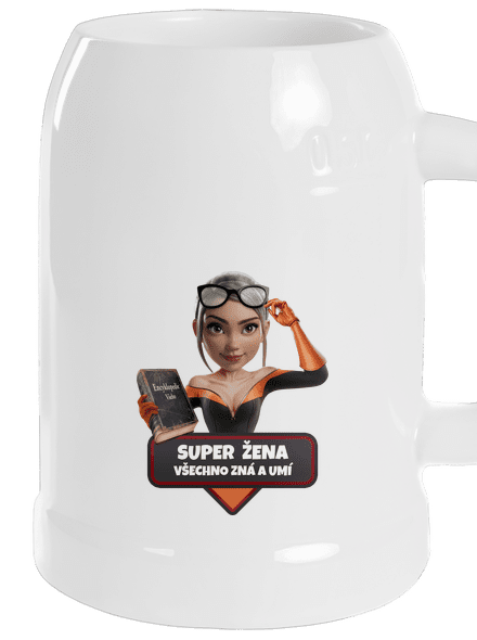 Super máma půllitr White