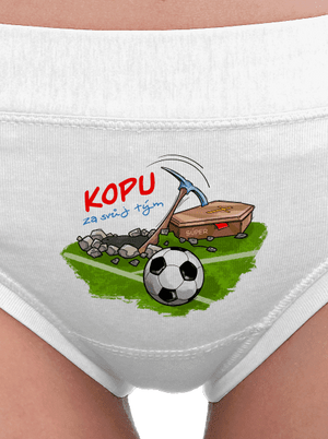 Kopu za svůj tým dámské kalhotky White