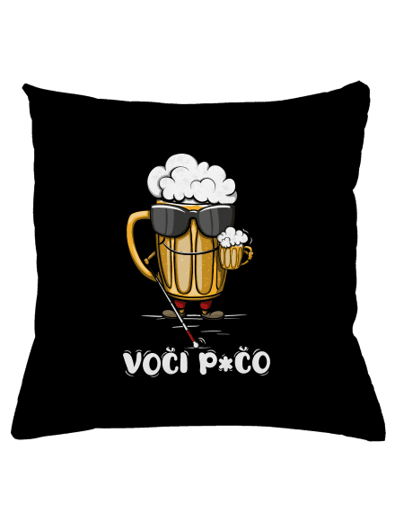 Voči p*čo polštář Black
