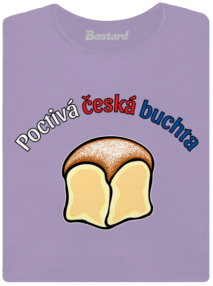 Poctivá buchta a klobása dámské tričko s lemem Lavender