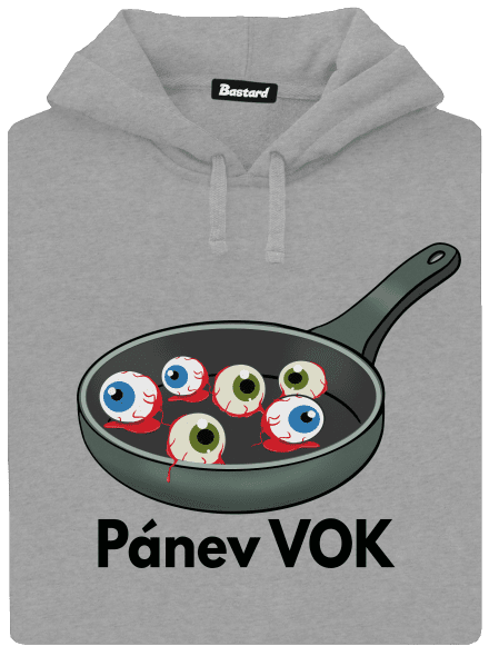 Pánev vok pánská mikina klokanka Light Melange