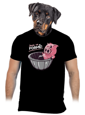 Ve formě pánské tričko Black