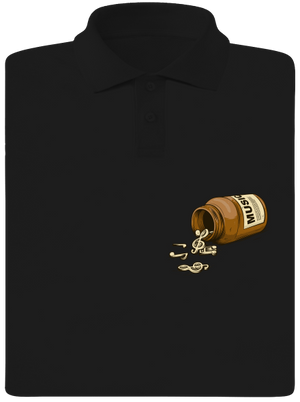 Music Pills pánská polokošile Black