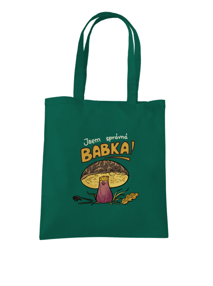 Babka a hříbeček taška Bottle Green WM