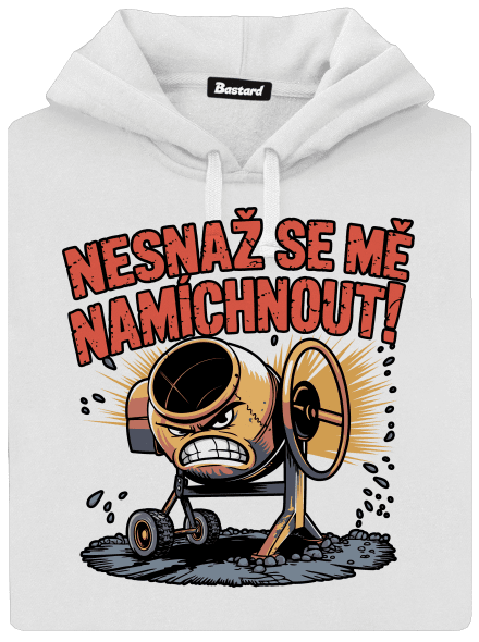 Míchačka dámská mikina klokanka White