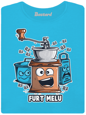 Mlýnek dámské tričko s lemem Blue Atol