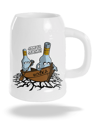 Na suchu půllitr White