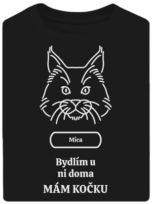 Nemůžu, mám kočku unisex tričko oversized Black