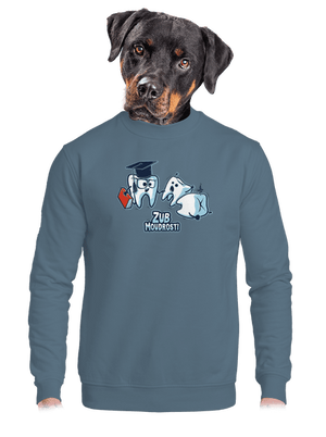 unisex mikina bez kapuce