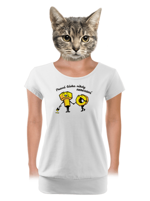 dámské tričko s lemem