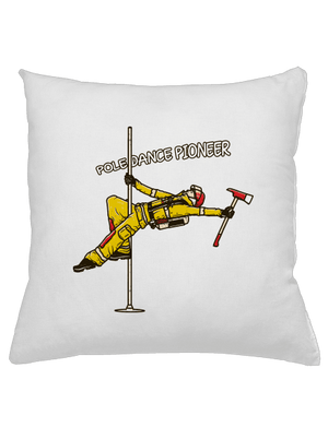 Pole Dance Pioneer polštář White