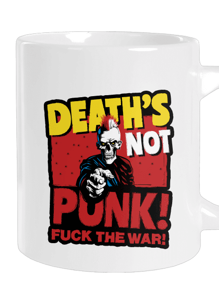 Death's not punk velký hrnek White