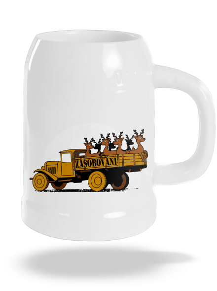 Zásobování půllitr White