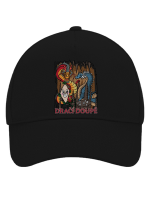 Dračák kšiltovka baseballka Black