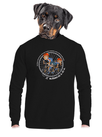 unisex mikina bez kapuce