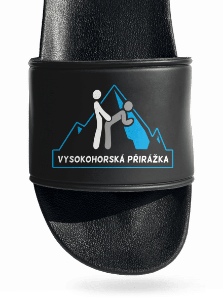 Vysokohorská přirážka pantofle Black
