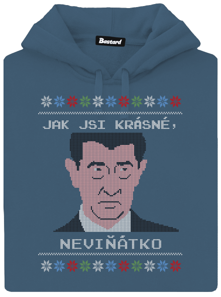 Neviňátko dámská mikina klokanka Denim