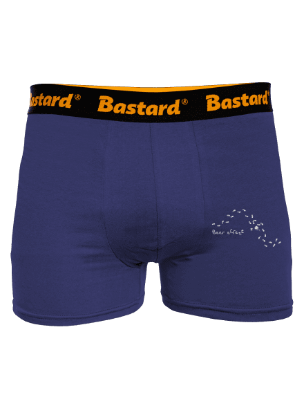 Beer effect boxerky Blue Navy
