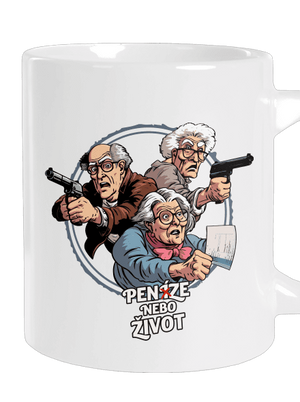 Penze nebo život velký hrnek White