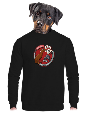 unisex mikina bez kapuce