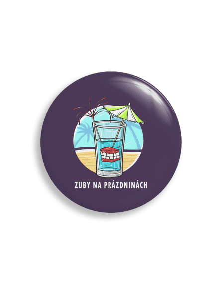 Zuby na prázdninách placka uni